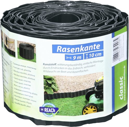 FLORAWORLD Kantenstein, HxL: 10 x 900 cm, Kunststoff (PET)