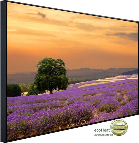 papermoon Infrarotheizung »EcoHeat - Lavendelfeld«, Matt-Effekt - bunt