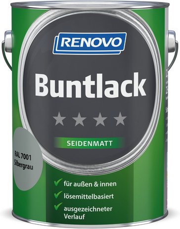 RENOVO Buntlack - silberfarben