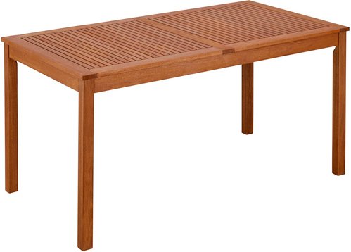 Thumbnail - Tisch, BxHxL: 80 x 76 x 150 cm, Tischplatte: Eukalyptusholz - beige