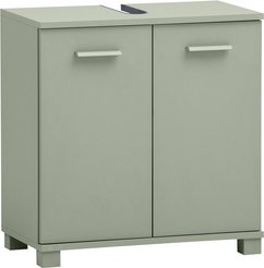 SCHILDMEYER Waschbeckenunterschrank »Mono «, BxH: 59,8 x 62,4 cm, pistazie - gruen