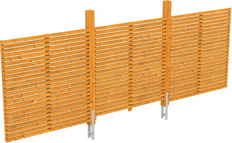 SKANHOLZ Rückwand, Breite: 550 cm, eiche hell