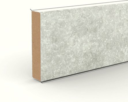 Döllken Sockelleiste »Cubu Flex 60«, midi, HDF, LxHxT: 250 x 6 x 1,3 cm - grau
