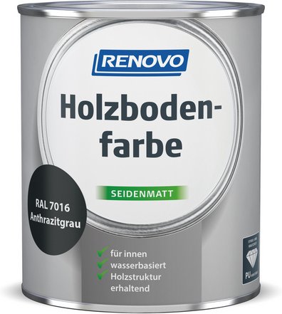 RENOVO Holzbodenfarbe - grau