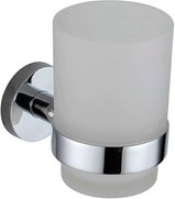 WELLWATER Glashalter »Modena«, Glas, transparent/chromfarben