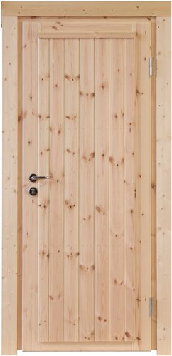Einzeltür »Erik XL 34«, Kiefernholz, Natur - beige