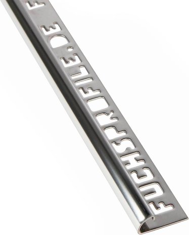 Fuchs Design Fliesenschiene, BxL: 3,2 x 250 cm, Edelstahl - silberfarben