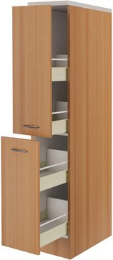 Flex-Well Demi-Apothekerschrank »Nano«, buchefarben, Spanplatte melaminbeschichtet - braun