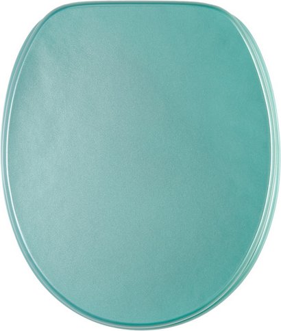 Sanilo WC-Sitz, BxL: 37,7 x 47 cm, Glitzer Tuerkis - gruen