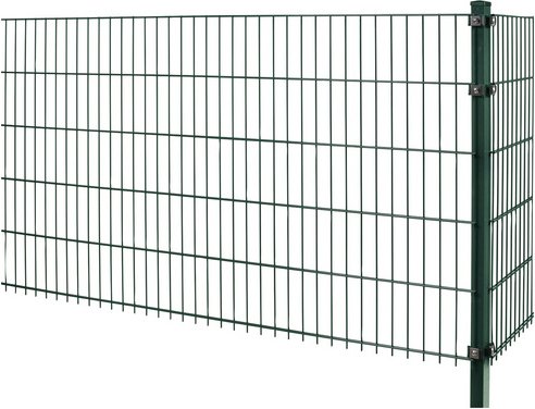 Thumbnail - FLORAWORLD Doppelstabmatte, HxLxT: 123 x 251 x 1,7 cm, Stahl, grün - gruen