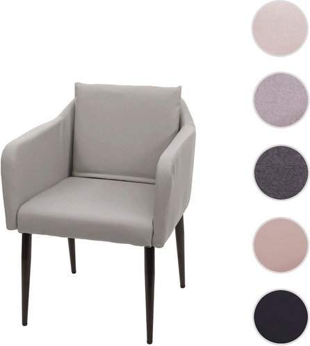 MVG Esszimmerstuhl »MVG-H93«, Abgerundete Sitz- und Rückenfläche - braun