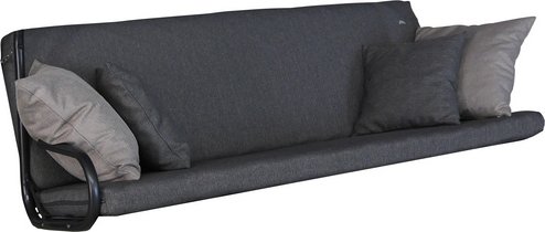 Thumbnail - ANGERER FREIZEITMÖBEL Hollywoodschaukelauflage »Smart«, grau, Uni, BxL: 180 x 54 cm