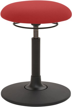 Mayer Sitzmöbel Hocker »1166«, Breite: 40 cm, höhenverstellbar, Polyester, rot