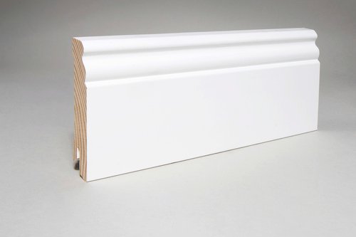 WUNDERWERK Sockelleiste, Länge: 240 cm, altdeutsch/klassisch, weiß - weiss