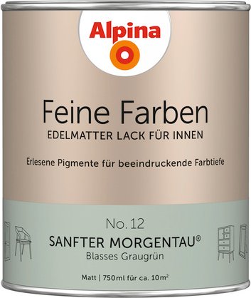 Thumbnail - ALPINA Buntlack »Feine Farben«, 0,75 l, graugrün - gruen
