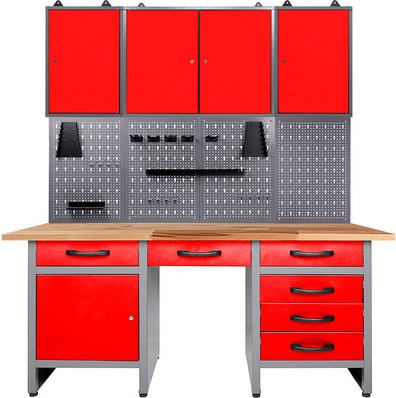 Ondis24 Werkstatt-Set »Harry« - rot