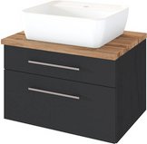 HELD MÖBEL Waschtisch »Davos«, BxHxT: 60 x 54 x 47 cm - grau