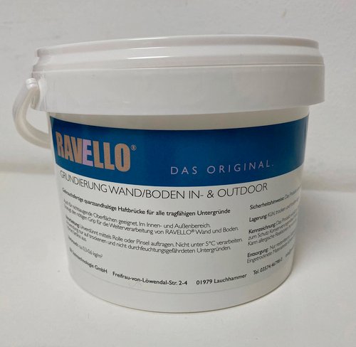 RAVELLO Grundierung Wand & Boden, hellgrau, frostsicher, lösemittelfrei