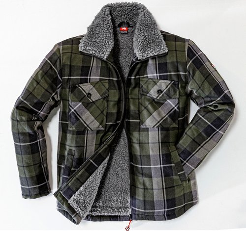 Thumbnail - BULLSTAR Thermojacke »Worxtar«, olivgrün/schwarz, Polyester - gruen