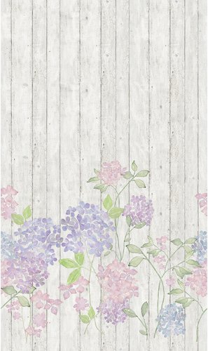 Thumbnail - marburg Vliestapete »Smart Art Easy«, Holzoptik, Blumen, greige - beige