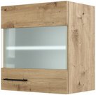 Flex-Well Glas-Hängeschrank »Cara«, BxHxT: 50 x 54,8 x 32 cm, Dekor: Schilfgrün matt / Artisan Eiche - gruen
