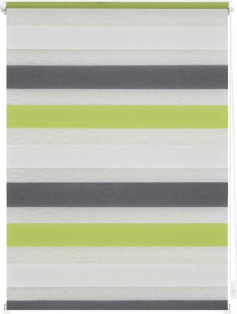 Thumbnail - Lichtblick Duo-Rollo, Klemmfix, B x L: 110 x 150 cm, Polyester - bunt