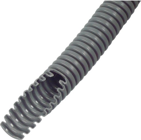 REV Isolierrohr, Ø: 20 mm, Länge: 50 m, Polyvinylchlorid (PVC) - grau