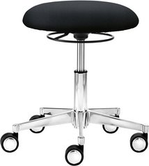 Mayer Sitzmöbel Multifunktionshocker »1290«, Breite: 48 cm, höhenverstellbar, Polyester, schwarz