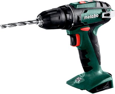METABO Akku-Bohrschrauber »BS 18 «, 18 V, ohne Akku, mit Koffer - gruen