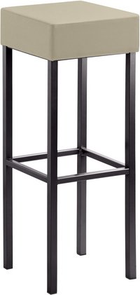 Mayer Sitzmöbel Barhocker »1136«, BxH: 34 x 92 cm, Mikrofaser, taupe - beige
