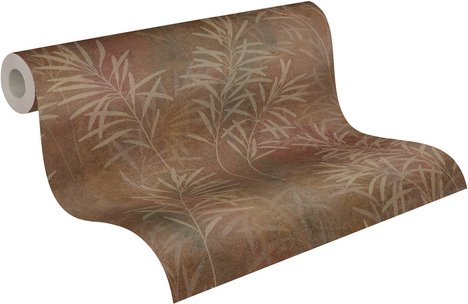 A.S. Création Vliestapete, BxL: 53 x 1005 cm, rostfarben/goldfarben - braun