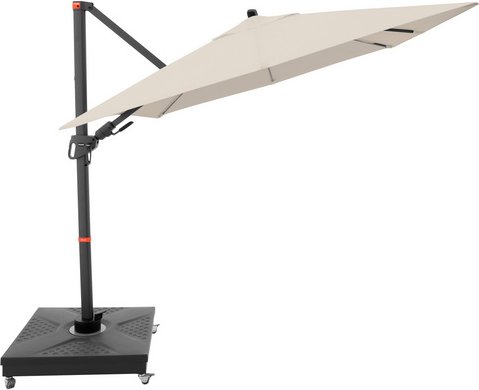 DOPPLER Pendelschirm »MyZone «, 210 x 210 cm, quadratisch, Sonnenschutzfaktor: 50 - beige