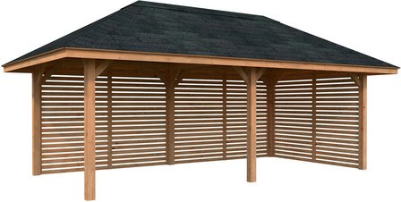 Thumbnail - PALMAKO Pavillon »Bianca Set 109«, BxHxT: 588 x 319 x 300 cm, Braun