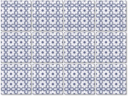 K&L Wall Art Fliesenaufkleber »Sterne-Mosaik«, selbstklebend