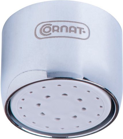 CORNAT Wasserspar-Strahlregler, 1" M22, Durchflussmenge (max.): 3 l/min, chromfarben - silberfarben