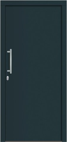 RORO Haustür »R350«, BxH: 110 x 210 cm, Aluminium/Kunststoff - grau