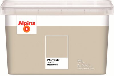 ALPINA Wandfarbe »PANTONE«, Moonstruck, matt, 2,5 l - grau