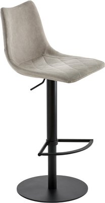 Thumbnail - Mayer Sitzmöbel Barhocker »1375«, Breite: 43 cm, höhenverstellbar, Kunstleder, grau