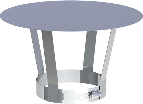 Tecnovis Regenhaube »Zitec-San«, Ø130 mm - silberfarben