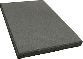 Diephaus Terrassenplatte »Betonplatte«, Beton, Kanten: gefast - grau