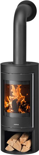 Thumbnail - JUSTUS Kaminofen »Mino 2.0«, schwarz, Stahl, 5,5 kW