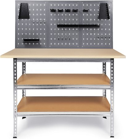 Ondis24 Werkstatt-Set »Uwe«, anthrazit, Metall - grau