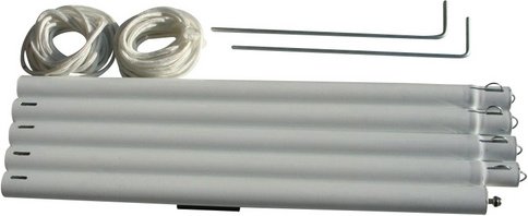 FLORACORD Metallstange, für Sonnensegel, Stahl, Länge: 270 cm - weiss