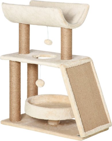 Thumbnail - PawHut Kratzbaum, LxBxH: 60 x 30 x 76 cm - braun