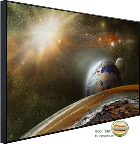 papermoon Infrarotheizung »EcoHeat - Planeten«, Matt-Effekt - bunt