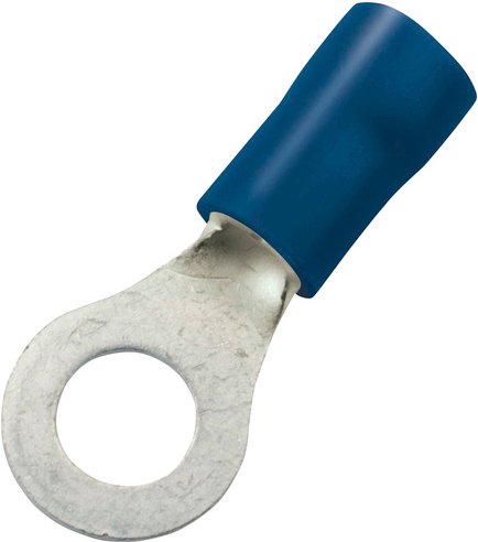 Ringkabelschuh-Set, Kunststoff, Isoliert - blau