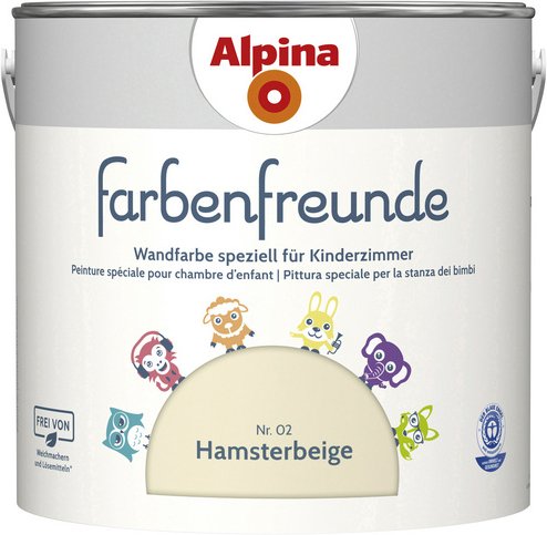 ALPINA Dispersionsfarbe »Farbenfreunde«, Hamsterbeige, matt