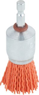 WOLFCRAFT Pinselbürste, Ø: 25 mm, Nylon - rot