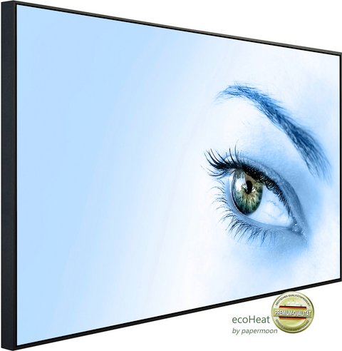papermoon Infrarotheizung »EcoHeat - Abstraktes Auge«, Matt-Effekt - bunt