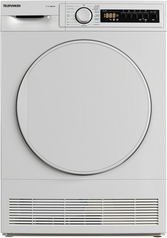 TELEFUNKEN Kondenstrockner »T-11-400-W«, BxHxL: 59,6 x 84,5 x 52,3 cm, Fassungsvermögen: 7 kg, weiß - weiss